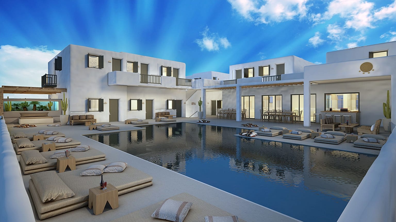 View from the pool