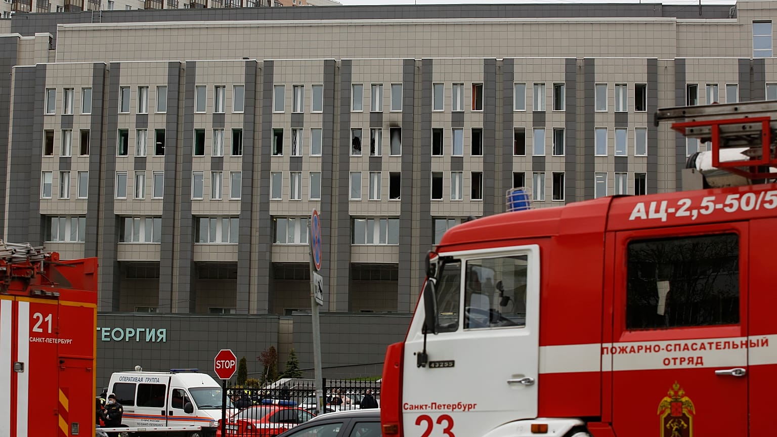 St. Petersburg'da, Covid-19 vakalarının tedavi edildiği hastanede çıkan yangında 5 kişi yaşamını yitirdi