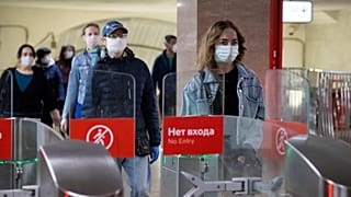Virus Outbreak Russia