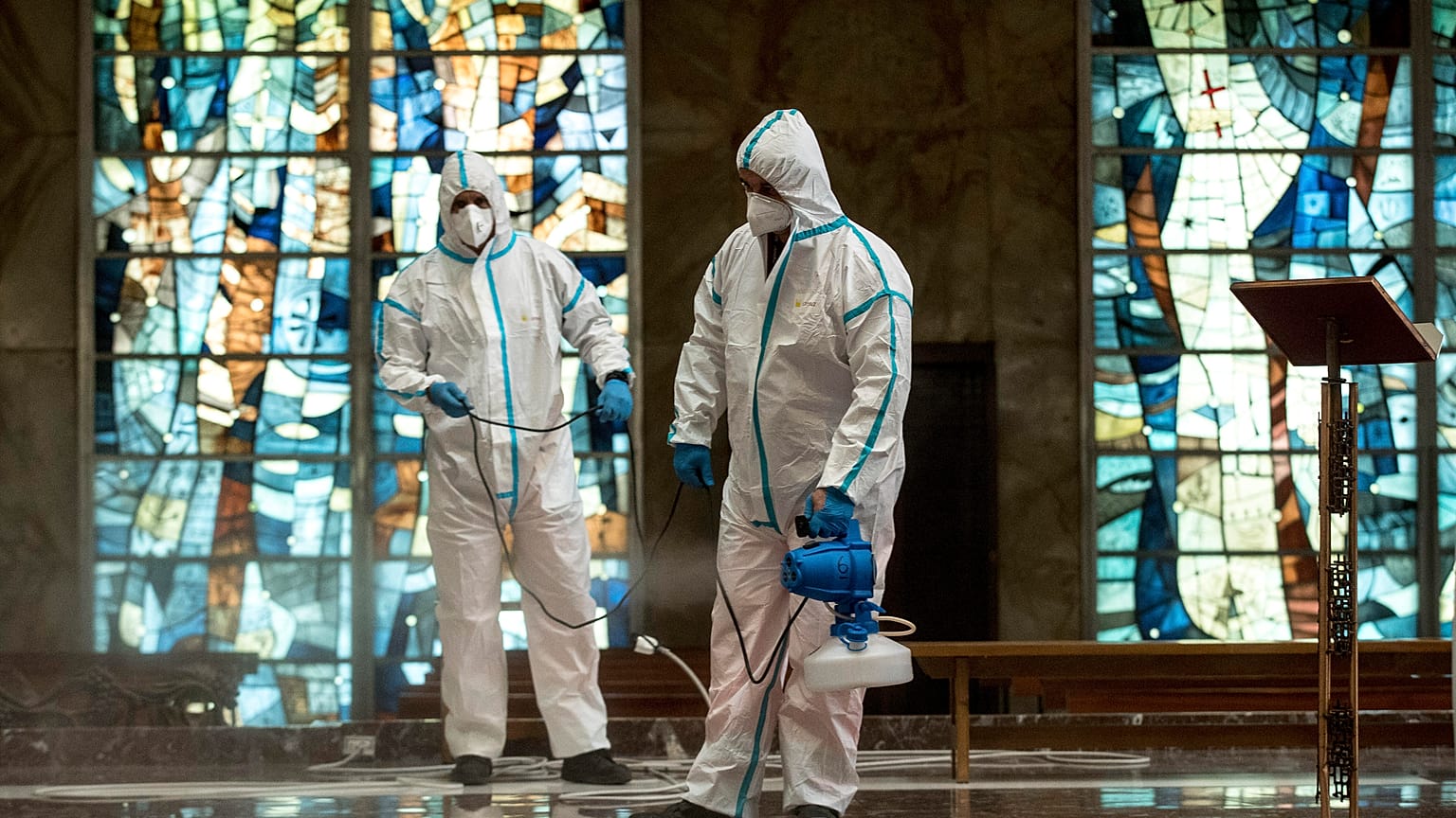CORRECTION Virus Outbreak Italy Reopening