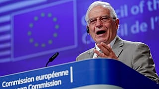 Virus Outbreak Belgium EU Foreign Ministers