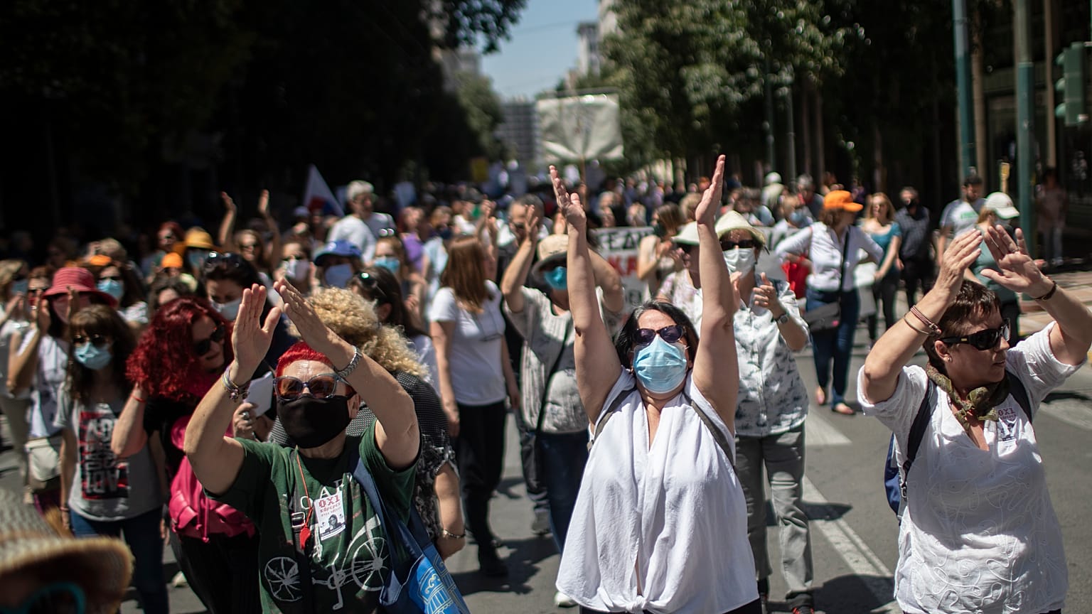 Virus Outbreak Greece