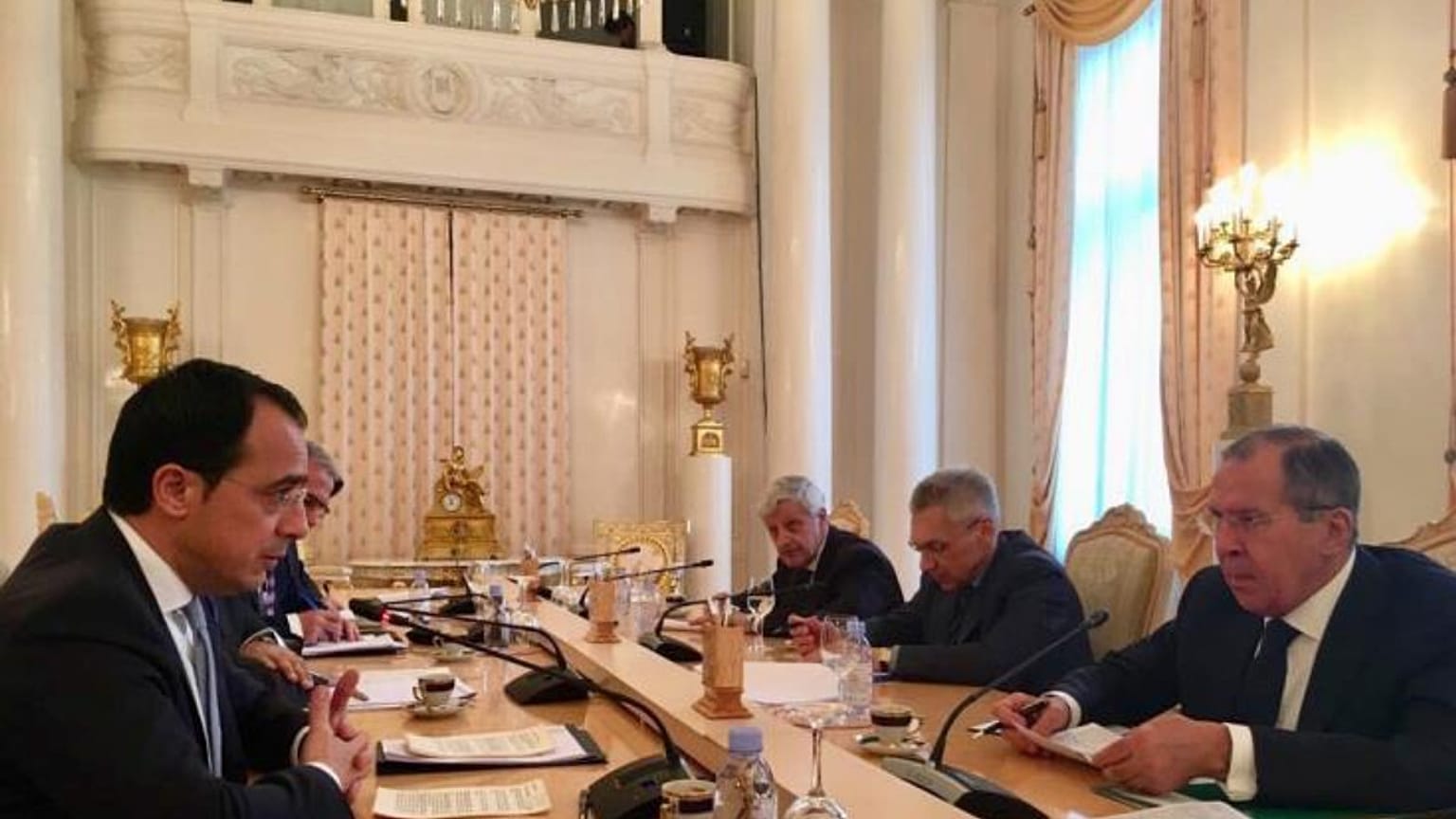 Συζητήσεις Χριστοδουλίδη με τους υπ. Εξωτερικών Ρωσίας και Ηνωμένου Βασιλείου
