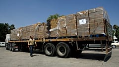 قافلة مساعدات/ صورة توضيحية