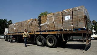قافلة مساعدات/ صورة توضيحية