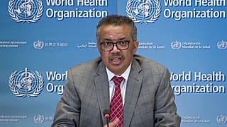 مدير منظمة الصحة العالمية تيدروس أدهانوم غيبرييسوس