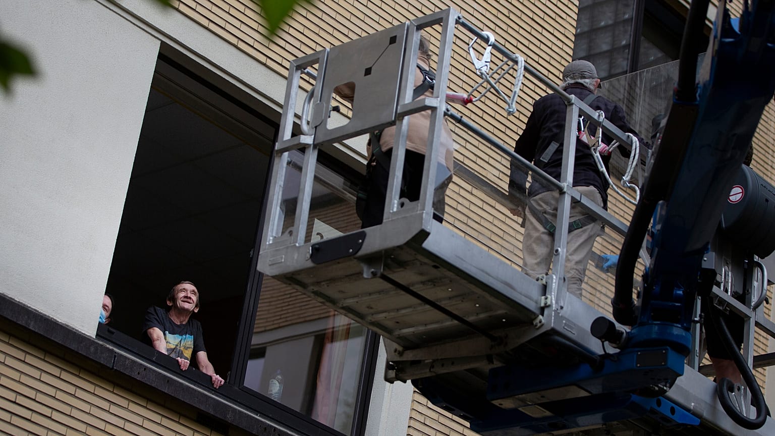 Virus Outbreak One Good Thing Crane Operator