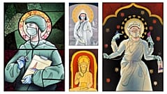 La Iglesia rumana tacha de "blasfemia" las pinturas de sanitarios representados como dioses