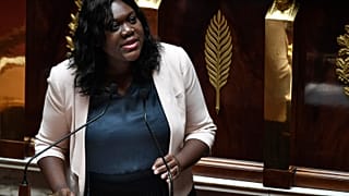 French Member of Parliament of the La Republique En Marche (LREM) party Laetitia Avia speaks during a session at the French National Assembly in Paris, on July 3, 2019. 