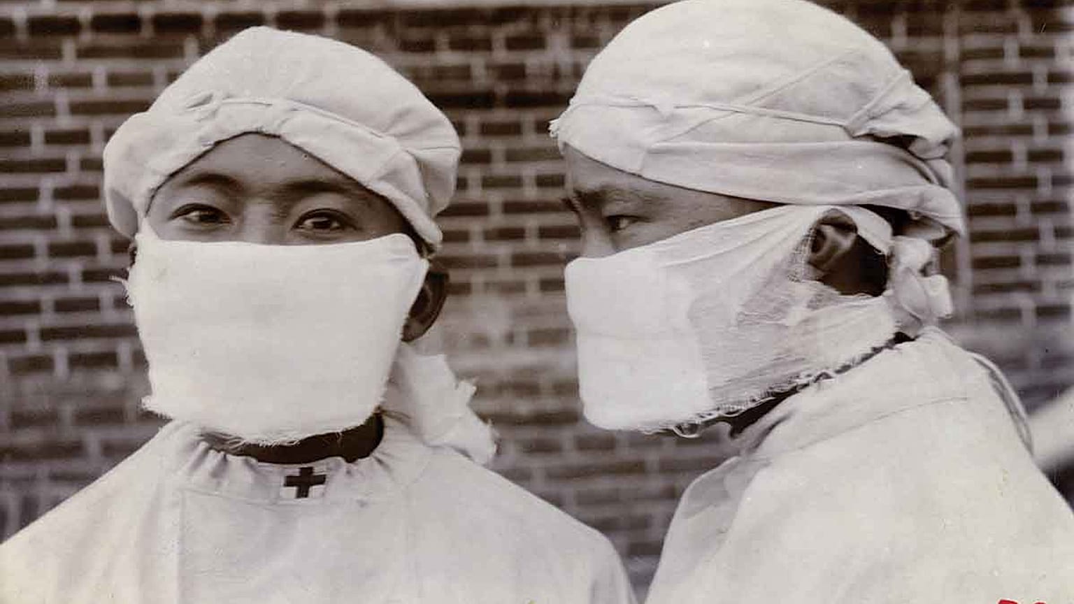 Mançurya'da salgına karşı kullanılan maskeler, 1910-1911