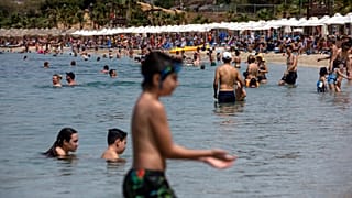 Virus Outbreak Greece Beaches