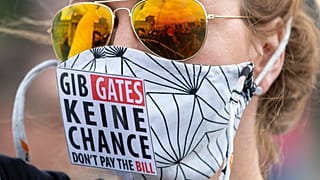 Demonstrantin in Berlin