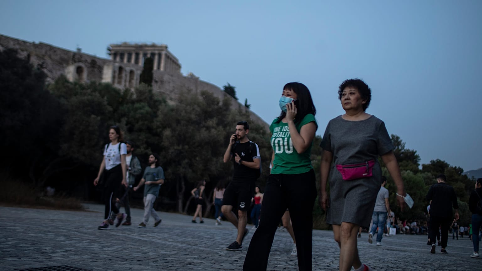 Virus Outbreak Greece
