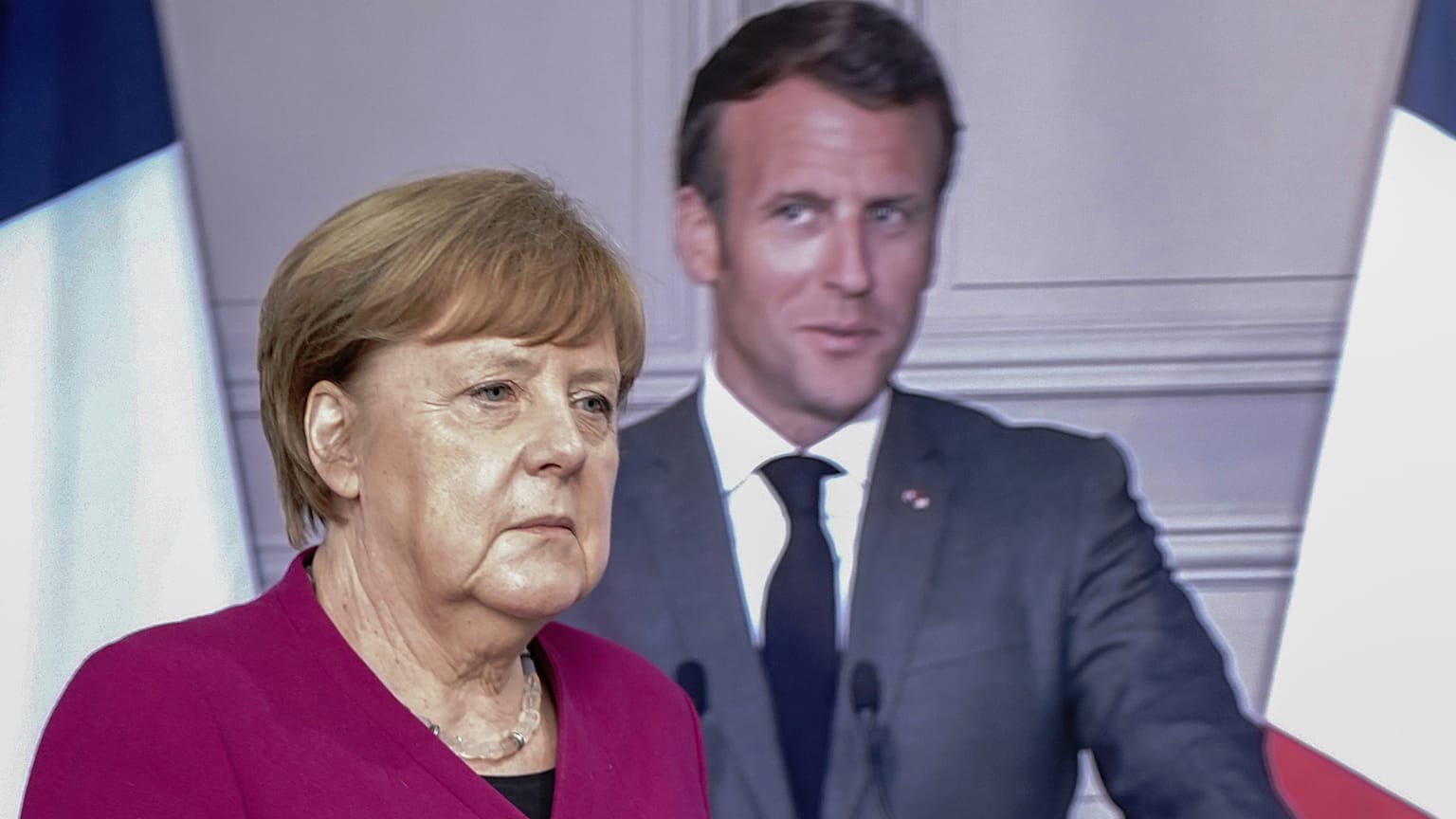Merkel ve Macron