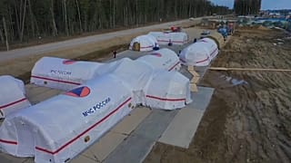 На Чаянде заработал госпиталь МЧС