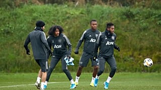 Manchester United players attend a training session - November 6, 2019