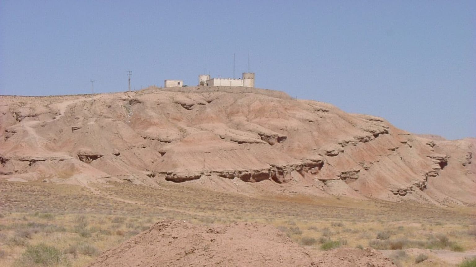 پاسگاه ایران در مرز افغانستان در نزدیکی تایباد