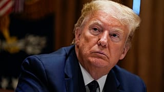 Le président américain Donald Trump à la Maison Blanche le 18 mai 2020