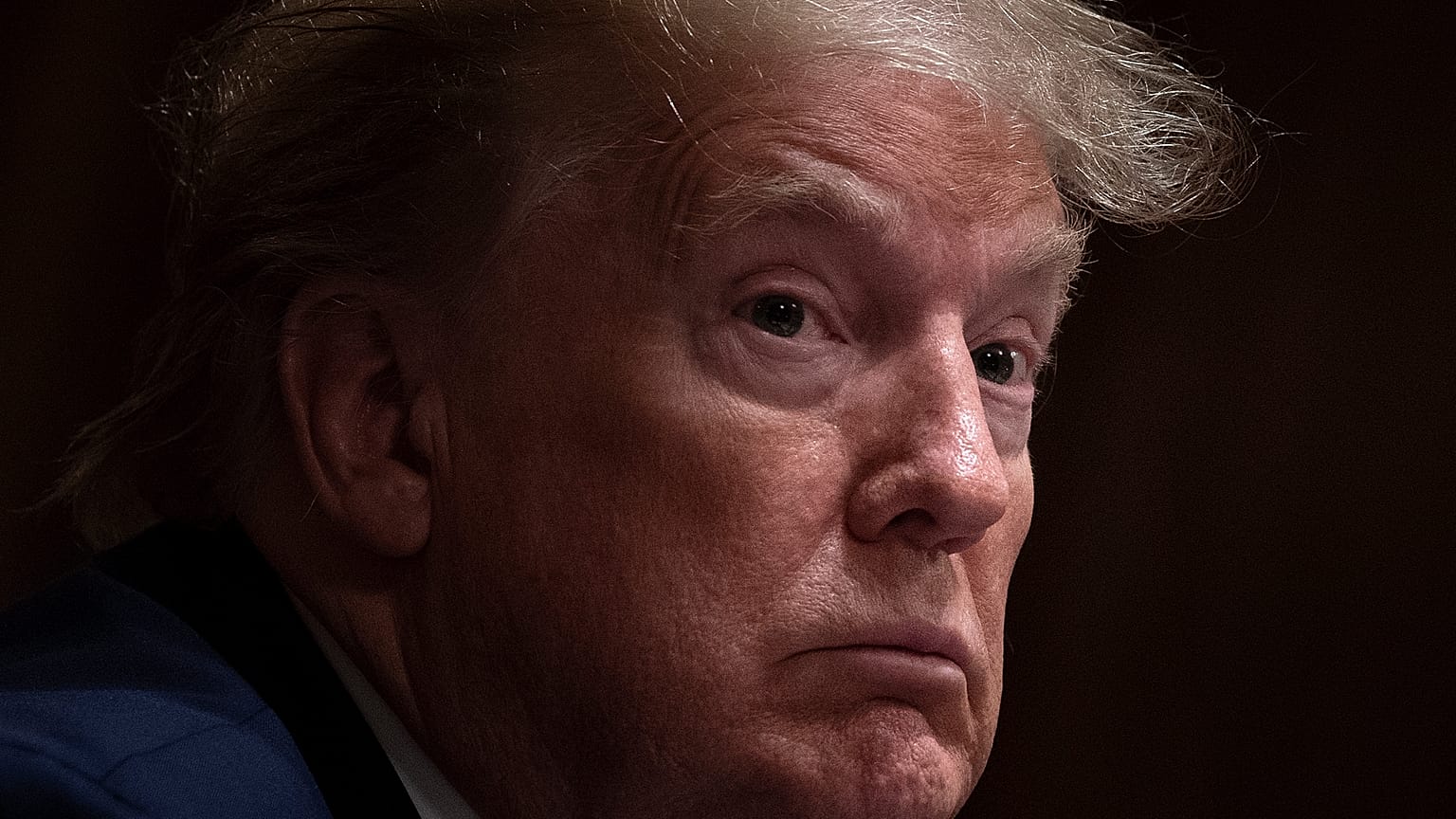 Donald Trump à la Maison Blanche, le 18 mai (Photo by Brendan Smialowski / AFP)