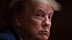 Donald Trump à la Maison Blanche, le 18 mai (Photo by Brendan Smialowski / AFP)