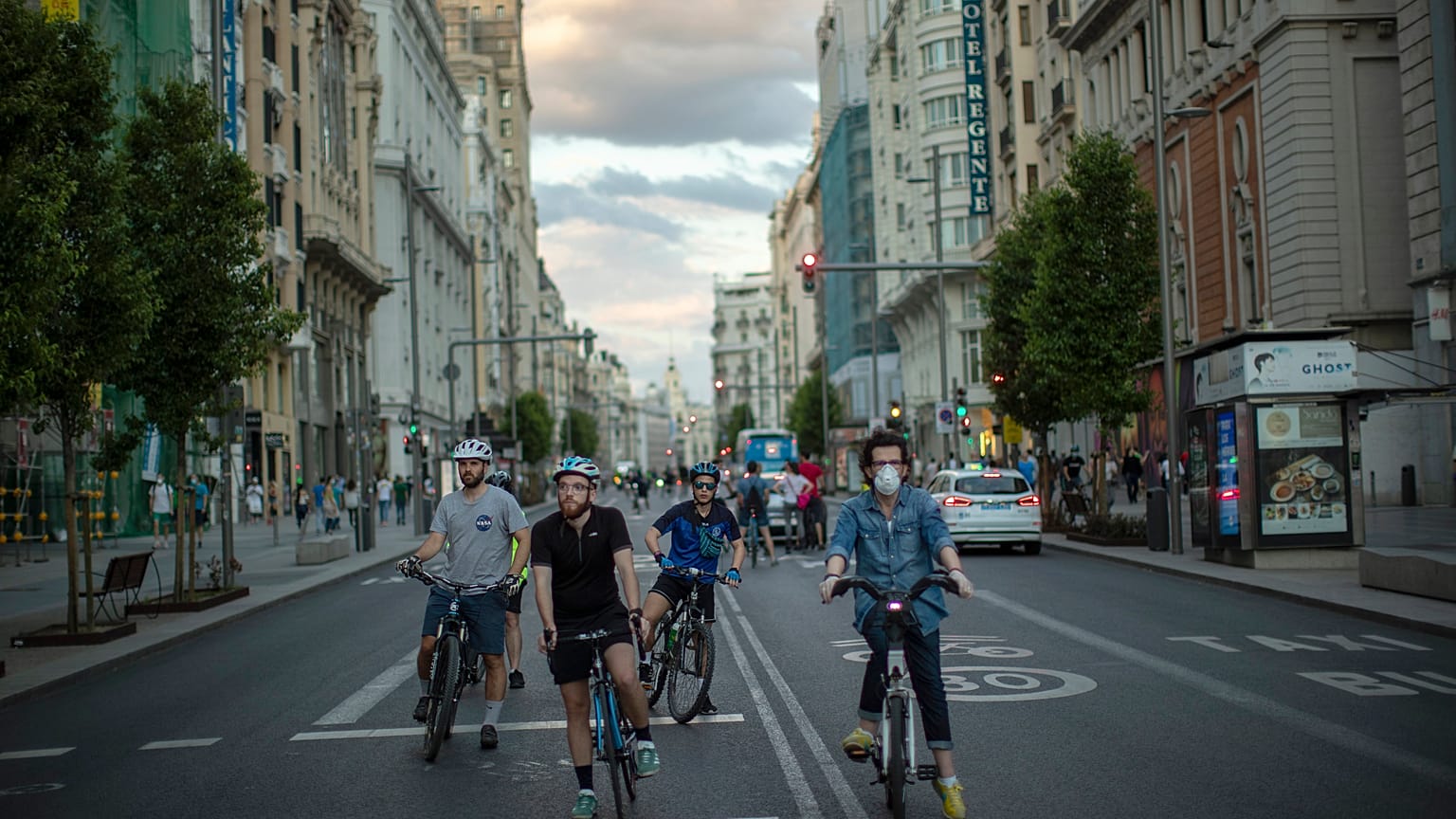 La bicicleta tiene el viento en popa