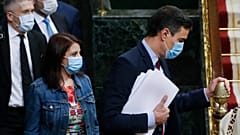 Pedro Sánchez llega al Congreso