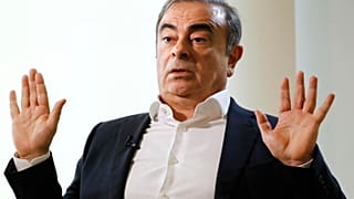 كارلوس غصن خلال مقابلة صحفية في بيروت - 2020/01/10