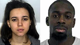 Une photographie diffusée par la police française le 9 janvier 2015 montre Hayat Boumedienne et son ex-compagnon, le terroriste Amédy Coulibaly