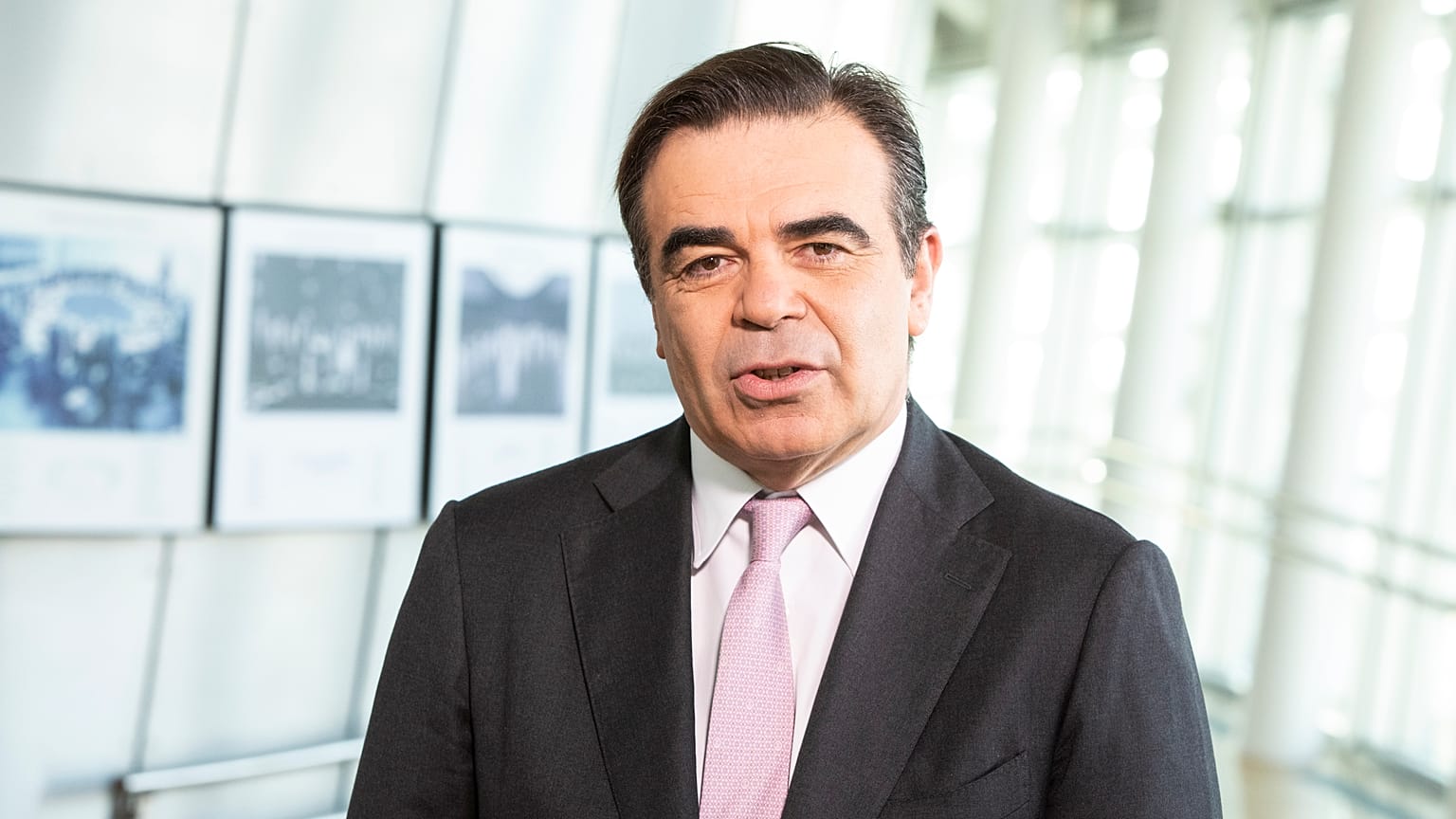Ο Αντιπρόεδρος της ΕΕ για την Προώθηση του Ευρωπαϊκού Τρόπου Ζωής Μαργαρίτης Σχοινάς
