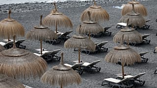 Playa desierta en La Caleta, Tenerife, Islas Canarias// ARCHIVO