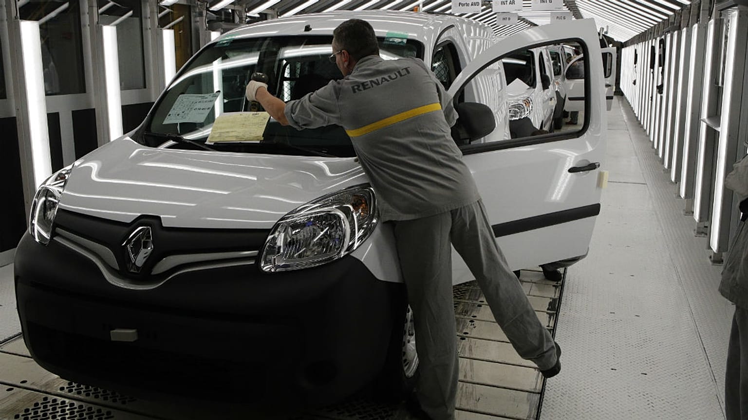 French carmaker Renault assembly line