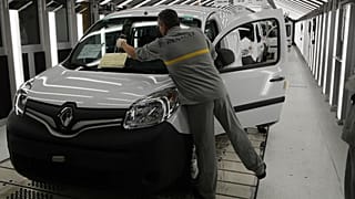 French carmaker Renault assembly line
