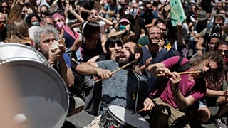 Οι καλλιτέχνες πραγματοποίησαν πορεία στην Αθήνα