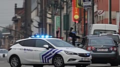 سيارة للشرطة في حي مولنبيك في بروكسل 