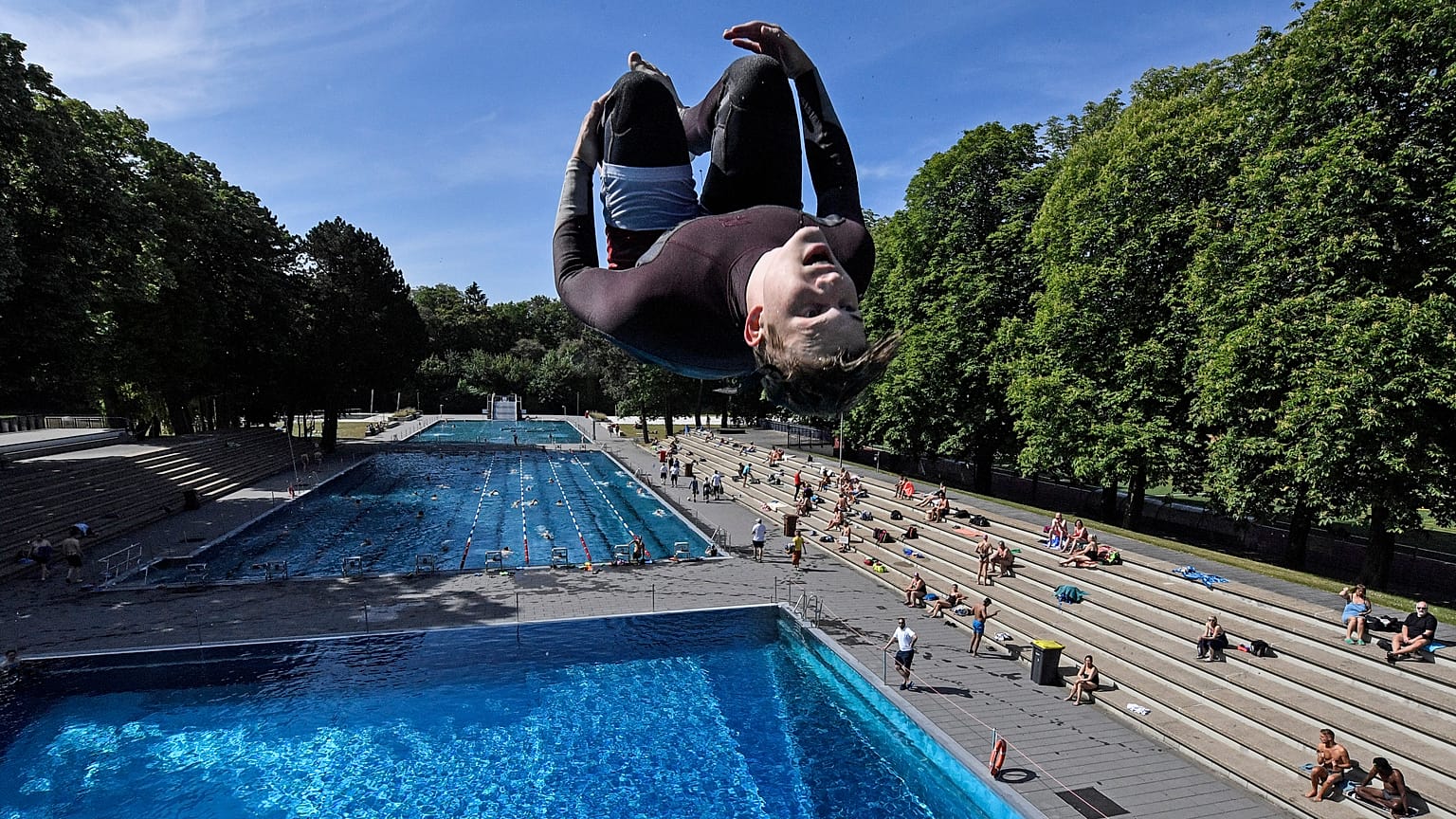 Freibad in Köln