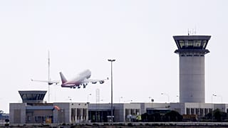 Larnaca airport (file photo)
