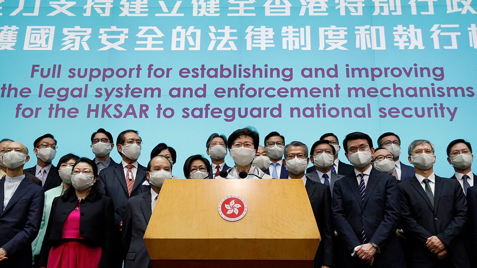 Çin'in hazırladı ulusal güvenlik yasasına Hong Konglu politikacılardan destek geldi
