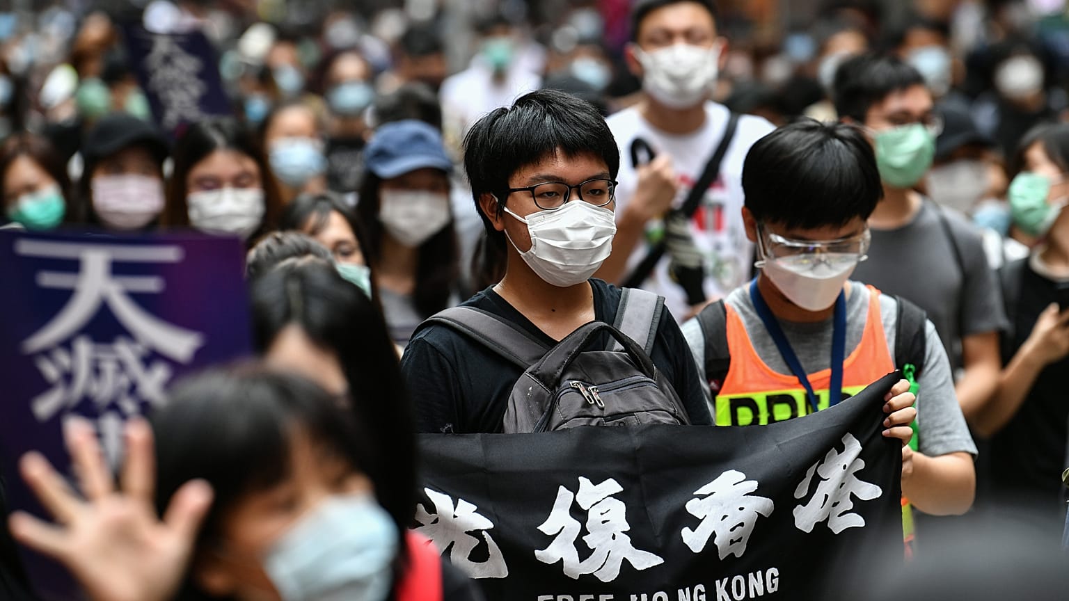 Protestos em Hong Kong