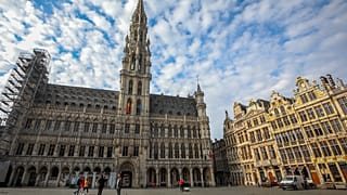 Grande-Place vidée de ses touristes