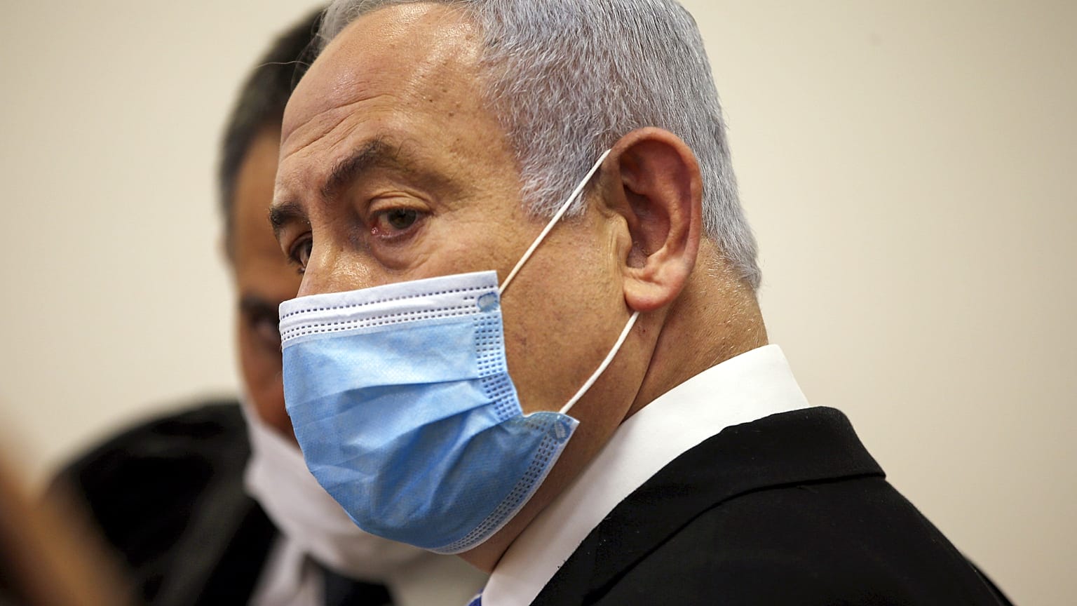 Netanyahu said his head was "held high" as he began the graft trial