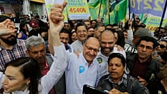 Bruno Covas nell'ultima campagna per le amministrative