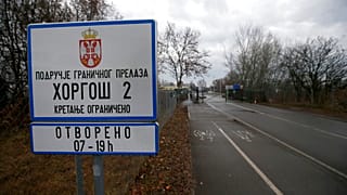 A horgosi határátkelő 2020 januárjában
