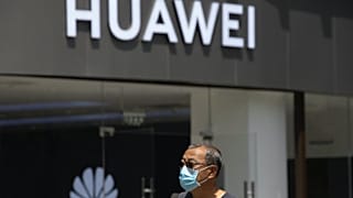 A Huawei egyik boltja Pekingben