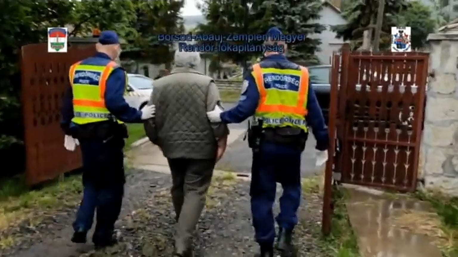Un detenido por la policía húngara