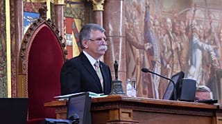 Kövér László házelnök az Országgyűlés ünnepi ülésén 2020. május 2-án