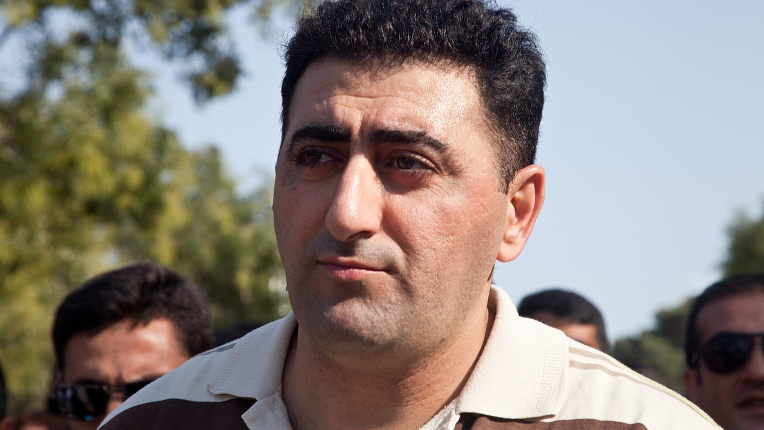 Ramil Safarov walks in Martyrs' Alley, in the Azerbaijan's capital Baku - August 2012.