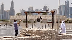 صورة لجانب من سوق واقف بالعاصمة القطرية الدوحة 17/05/2020