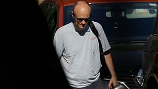 Dominic Cummings, the chief advisor to Britain's Prime Minister Boris Johnson, arrives at Downing Street in London, Wednesday, May 27, 2020. (AP Photo/Matt Dunham)