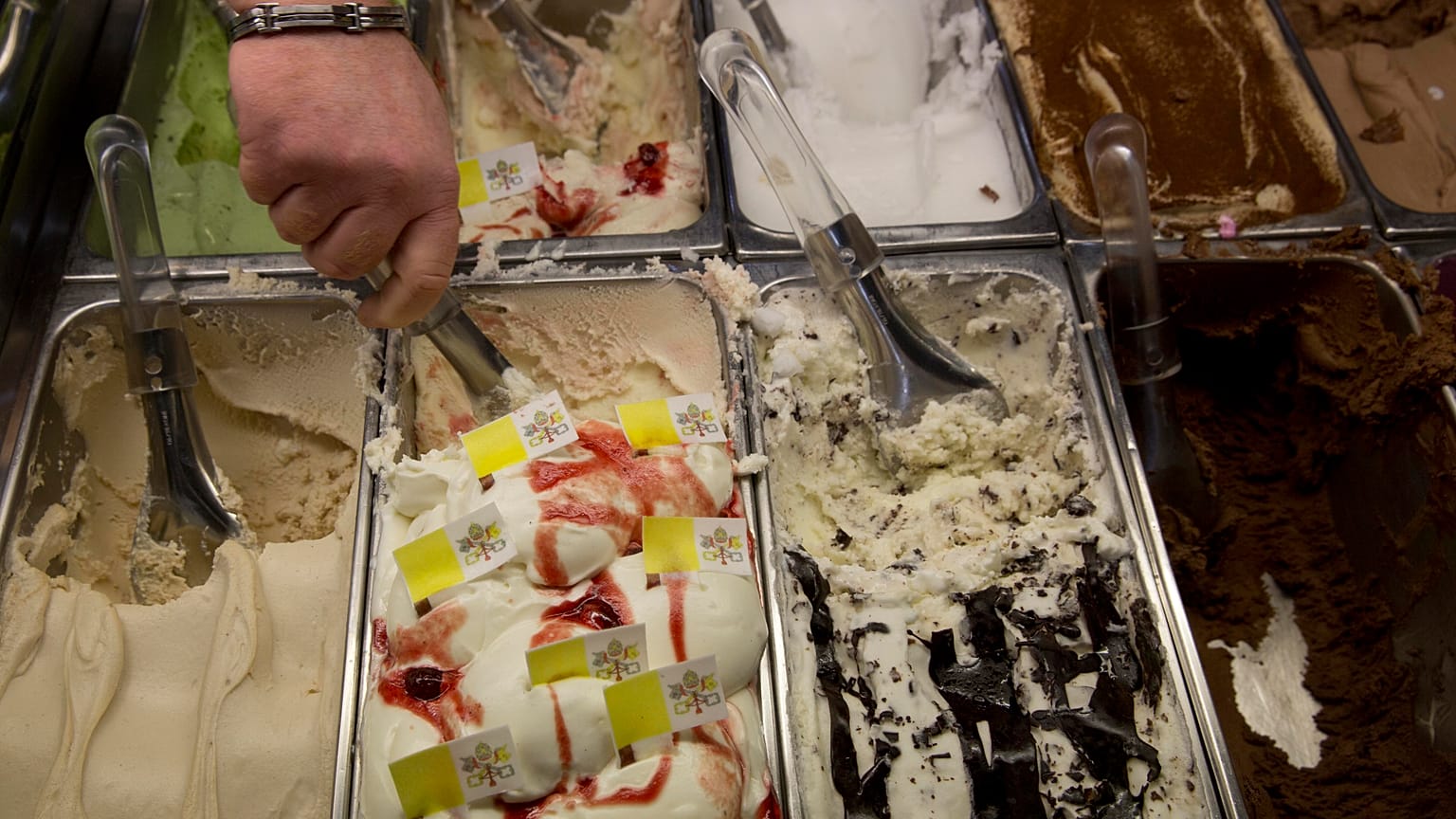 Les glaces, véritables plaisir coupable des Italiens