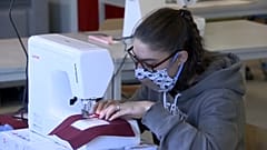 Transparente Masken in Belgien ein Renner